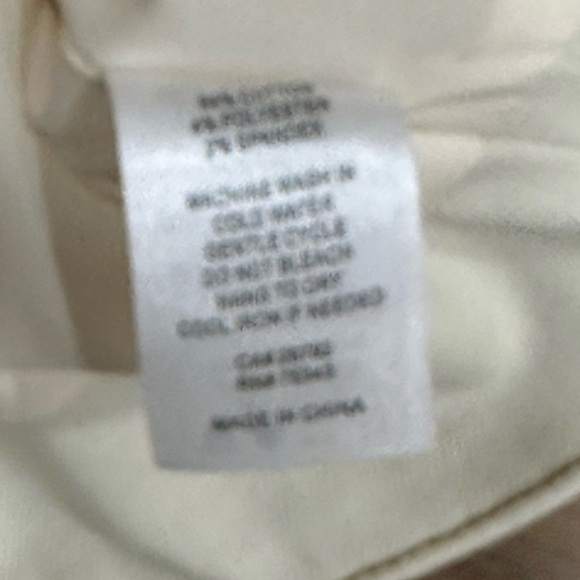 Anthropologie Belle Vere Denim Vest Cream Off White Sz Medium - Picture 6 of 9